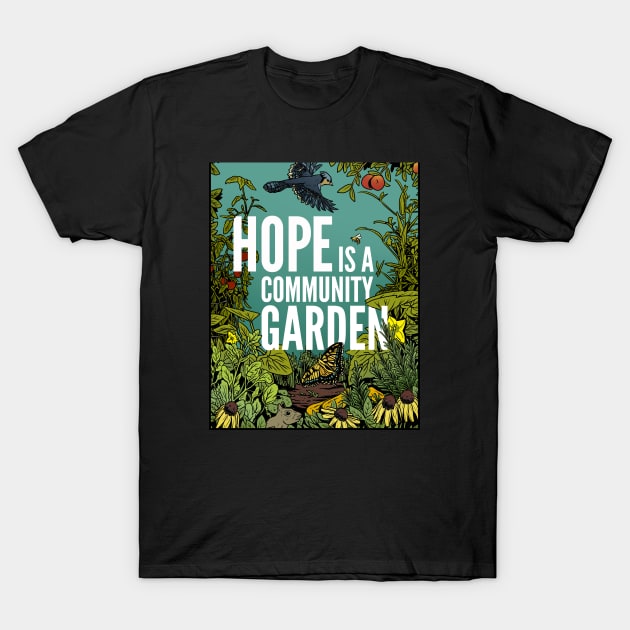 Community Garden T-Shirt by Mended Arrow